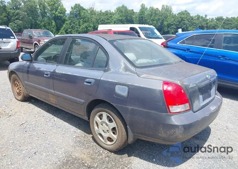 2003 Hyundai Elantra from USA, damaged, VIN DN45D63U498882